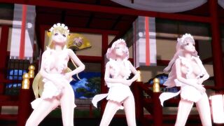 【MMD】BKH Big Breasts Ondo【1080p 60fps】【R-18】