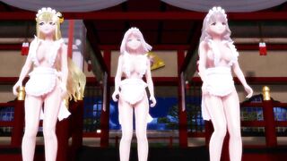 【MMD】BKH Big Breasts Ondo【1080p 60fps】【R-18】