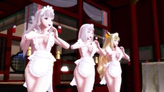 【MMD】BKH Big Breasts Ondo【1080p 60fps】【R-18】