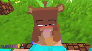 Bia's First Blowjob - Minecraft