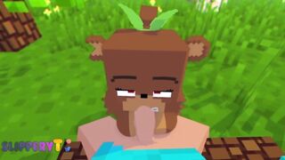 Bia's First Blowjob - Minecraft