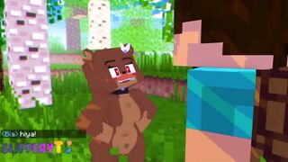 Bia's First Blowjob - Minecraft