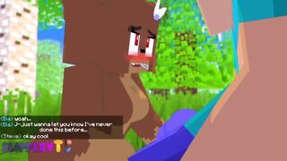 Bia's First Blowjob - Minecraft