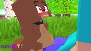 Bia's First Blowjob - Minecraft