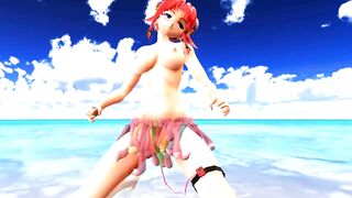 【MMD】Misuzu - Seems to be inviting you on the southern island【R-18】