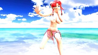 【MMD】Misuzu - Seems to be inviting you on the southern island【R-18】