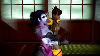 【MMD】Widow and Tracer - Call Me Maybe【R-18】