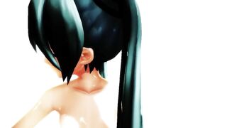 【MMD】Crime Miku - Lean On【R-18】