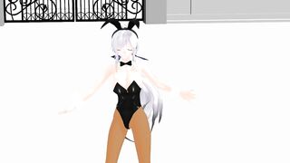 【MMD】Haku front and back lovers【R-18】