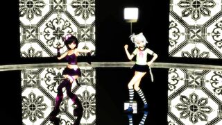 【MMD】Kaat & Luna - Galaxis!【R-18】