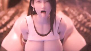 Hentai 3D tifa fuck monster ( 4k )