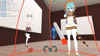 【SIXKEY】VRChat 韓國女生沒事就嬌喘! #15 【日語中字】韓国の女の子 やらしい声!