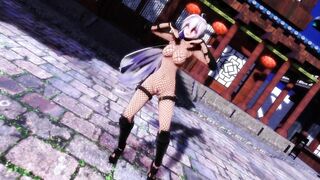 【MMD】Haku ninja - Pink cat【R-18】