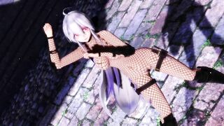 【MMD】Haku ninja - Pink cat【R-18】