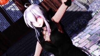 【MMD】Haku ninja - Pink cat【R-18】