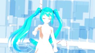 【MMD】Miku - Donuts【1080p】【R-18】