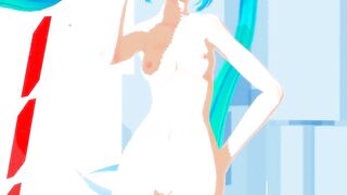 【MMD】Miku - Donuts【1080p】【R-18】