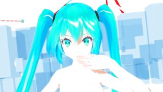 【MMD】Miku - Donuts【1080p】【R-18】