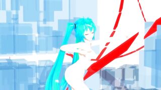 【MMD】Miku - Donuts【1080p】【R-18】