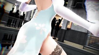 【MMD】Yuyuko - Lean On【R-18】