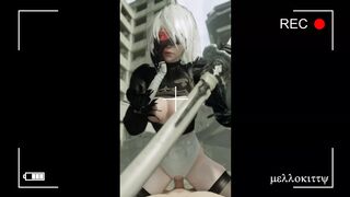 Nier 2b's Cowgirl & Reverse Cowgirl - Close Up