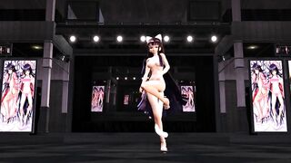 【MMD】Princess dances - PINK CAT (Nico Douga deleted version)【R-18】