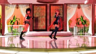 【MMD】Angelfish & Maya & Kawakaze!【R-18】