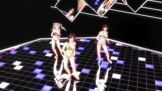 【MMD】WAVE AB-4 & Kanon & Alice (+Facial expression Kasuko)【R-18】