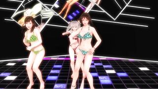 【MMD】WAVE AB-4 & Kanon & Alice (+Facial expression Kasuko)【R-18】