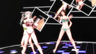 【MMD】WAVE AB-4 & Kanon & Alice (+Facial expression Kasuko)【R-18】