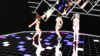 【MMD】WAVE AB-4 & Kanon & Alice (+Facial expression Kasuko)【R-18】