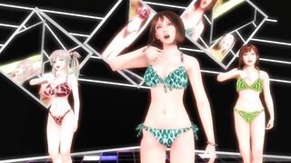 【MMD】WAVE AB-4 & Kanon & Alice (+Facial expression Kasuko)【R-18】