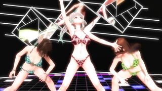 【MMD】WAVE AB-4 & Kanon & Alice (+Facial expression Kasuko)【R-18】