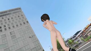 【MMD】Miyuki-chan who has a gap【R-18】