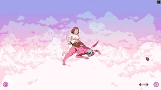 Furry game Cloud Meadow Guy in pink bunny costume | Strapon from the main character