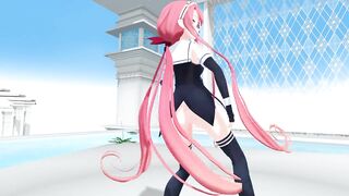 【MMD】PiNK CAT [Kawakaze cilky edit model]【R-18】