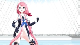 【MMD】PiNK CAT [Kawakaze cilky edit model]【R-18】