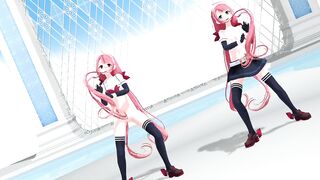 【MMD】PiNK CAT [Kawakaze cilky edit model]【R-18】