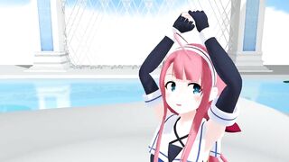 【MMD】PiNK CAT [Kawakaze cilky edit model]【R-18】