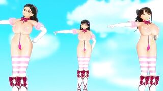 【MMD】Original older sisters - Melody line【R-18】