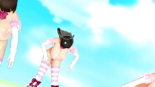 【MMD】Original older sisters - Melody line【R-18】