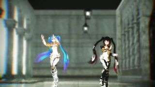 【MMD】Knightress Miku - Hitorinbo Envy【R-18】