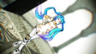 【MMD】Knightress Miku - Hitorinbo Envy【R-18】