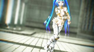 【MMD】Knightress Miku - Hitorinbo Envy【R-18】