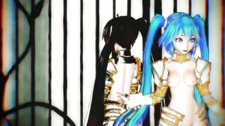 【MMD】Knightress Miku - Hitorinbo Envy【R-18】