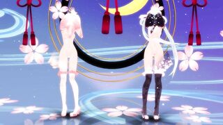 【MMD】Вrop pop candy【R-18】