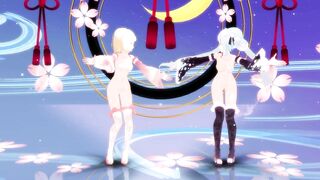 【MMD】Вrop pop candy【R-18】