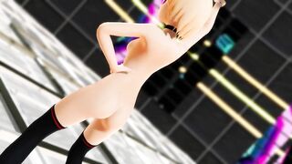 【MMD】Pink Cat Nude【R-18】