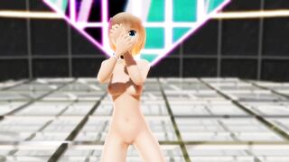 【MMD】Pink Cat Nude【R-18】