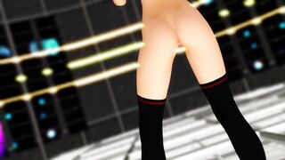 【MMD】Pink Cat Nude【R-18】